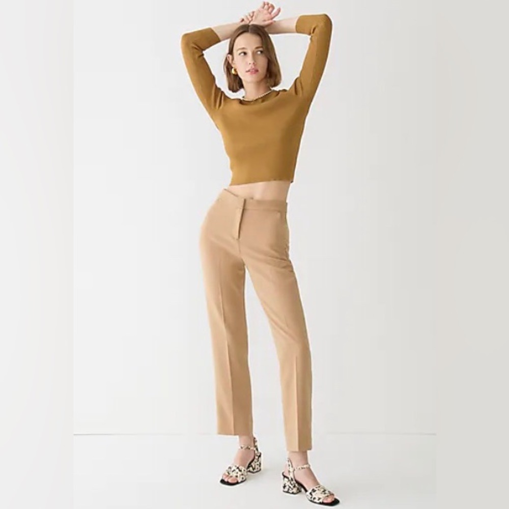 J Crew straight-leg pant in four season stretch *BEST SELLER*